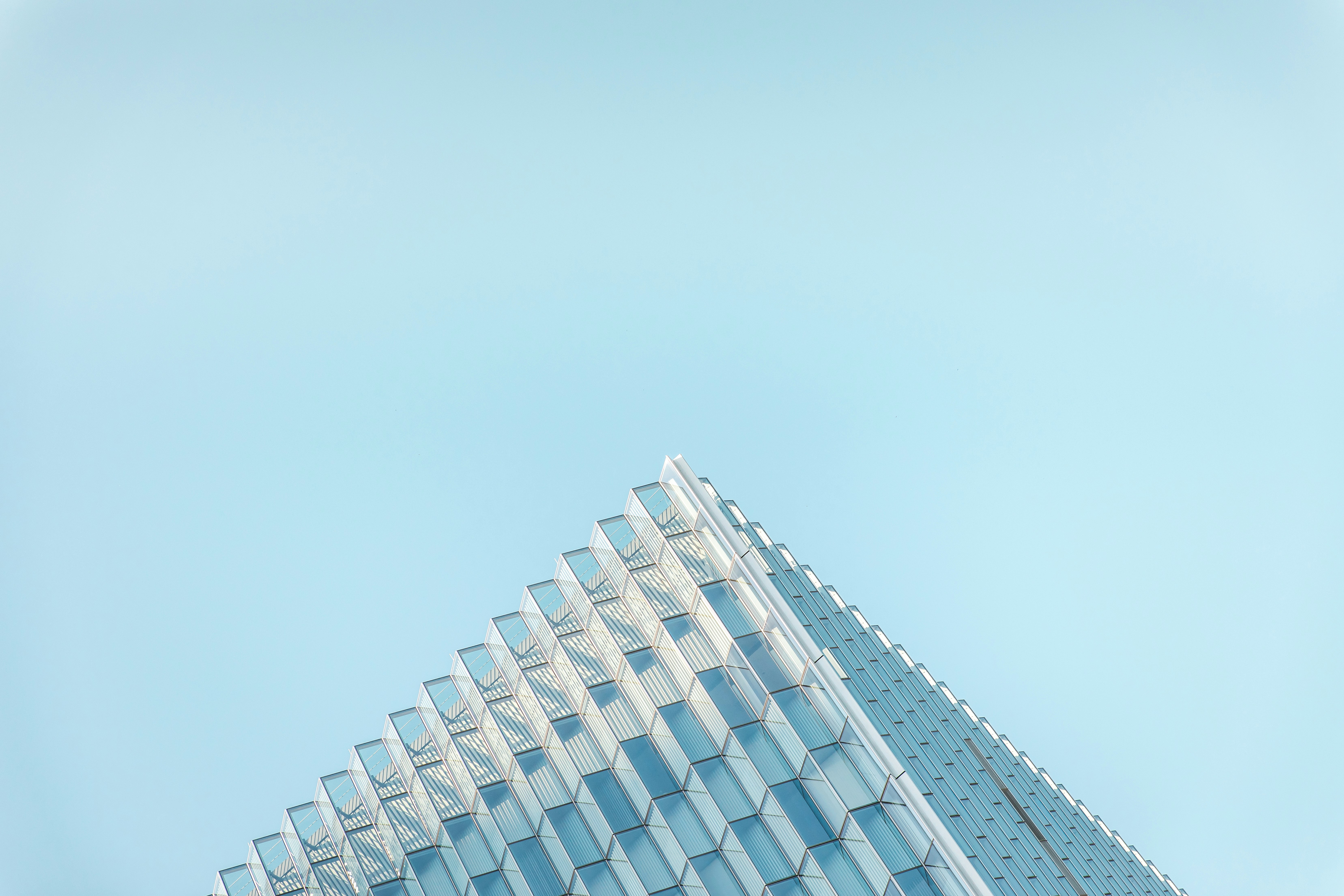 white and blue concrete building ceiling photo